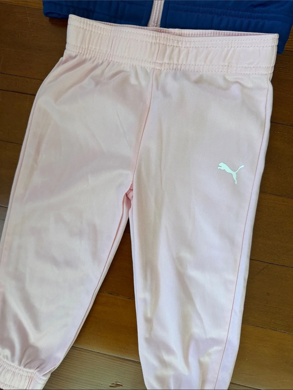Puma Kids Navy and Light Pink Colorblock Set - Picture 2 of 6